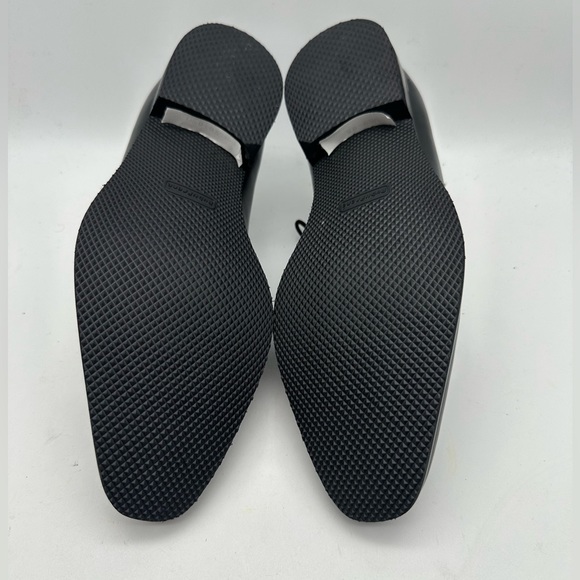 DAPPER SHOES CO. Handcrafted Genuine Leather Men's Black Oxford Leather Sz 9.5 - Picture 8 of 9
